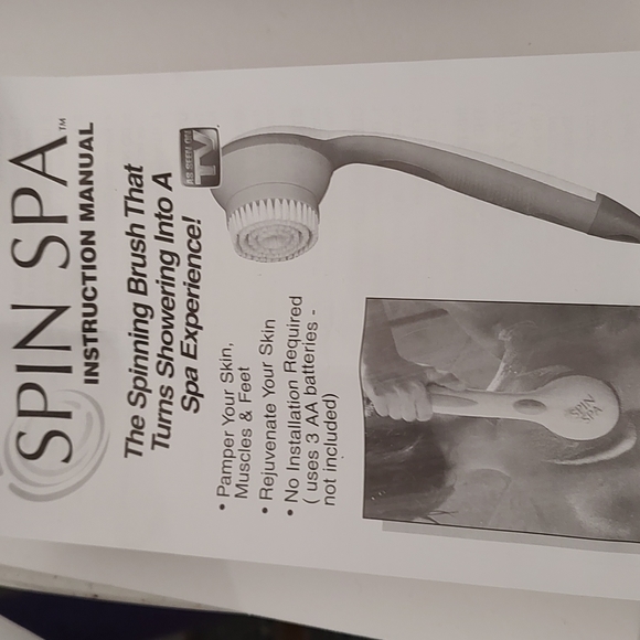 New Spin Spa Set One for Body and one for Face in Box - Picture 3 of 7